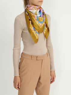 ORSA Couture Платок с яркими узорами