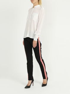 Armani Exchange Узкие брюки с полосками по бокам