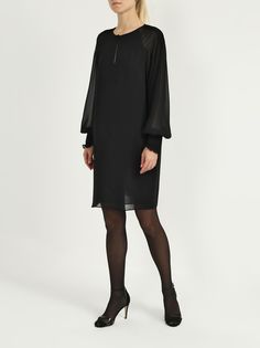 Le Coeur Платье с прозрачными рукавами