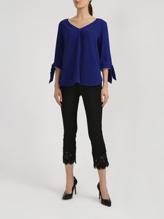 TWINSET MILANO Брюки с кружевом