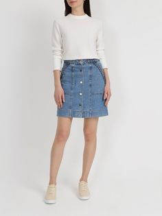 TWINSET MILANO Джинсовая юбка