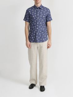 Alessandro Manzoni Jeans Льняная рубашка