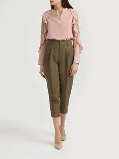TWINSET MILANO Однотонные брюки