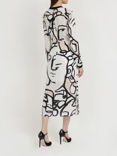 Armani Exchange Платье с длинным рукавом