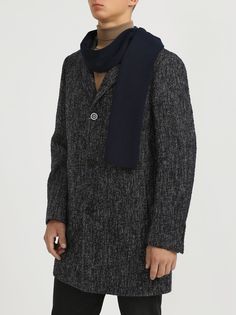 Alessandro Manzoni Jeans Шарф из шерсти и акрила