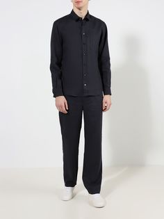 Alessandro Manzoni Jeans Льняные прямые брюки