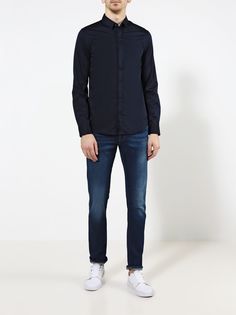 Armani Exchange Однотонная рубашка