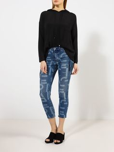 Armani Exchange Укороченные джинсы J61