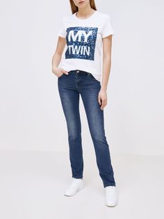 My Twin Twinset Футболка с пайетками