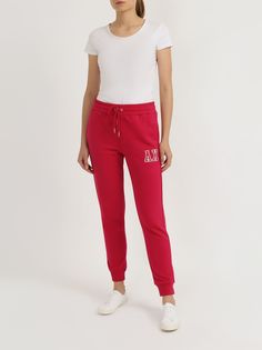 Armani Exchange Хлопковые однотонные брюки