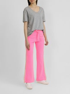 DEHA Яркие расклешеные брюки