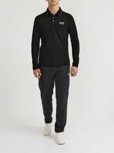 EA7 Emporio Armani Поло с длинным рукавом