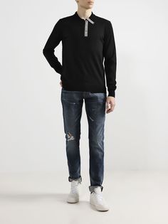 Bikkembergs Джемпер с воротом поло