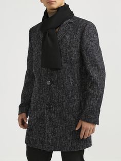Alessandro Manzoni Jeans Шарф из шерсти и акрила