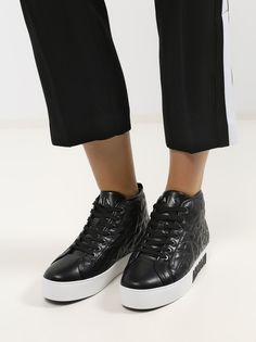 Armani Exchange Высокие кеды