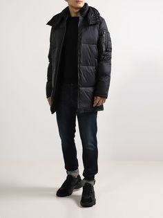 EA7 Emporio Armani Удлиненная куртка