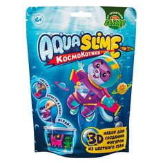 Набор для творчества Aqua Slime Изготовление фигурок из цветного геля