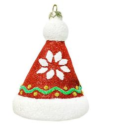 Елочное украшение Новогодняя сказка Новогодняя шапочка 11.5 см
