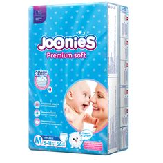 Трусики-подгузники Joonies Premium Soft, р. 3, 6-11 кг, 56 шт