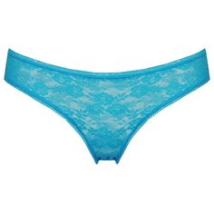 Alla Buone Трусы слипы кружевные низкой посадки, размер 3(46), azzurro ultra