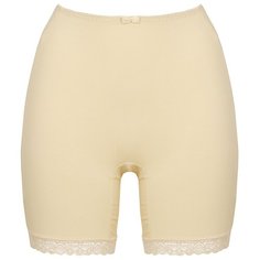 Alla Buone Трусы панталоны высокой посадки, размер 5(50), бежевый