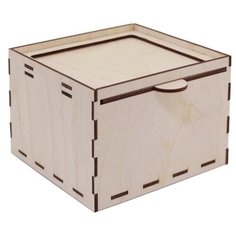 Astra & Craft Деревянная заготовка для декорирования "Шкатулка с выдвижной крышкой" L-677 бежевый/коричневый