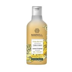 Гель-йогурт для душа Markell Superfood гуава и манго, 380 мл