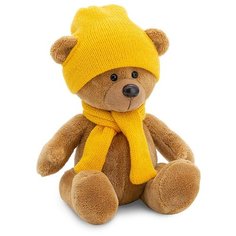 Мягкая игрушка Orange Toys Медведь Топтыжкин коричневый в шапке и шарфе 17 см