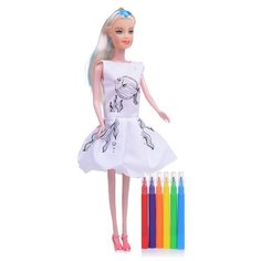 Кукла Oubaoloon с фломастерами, 28 см, 6609-G