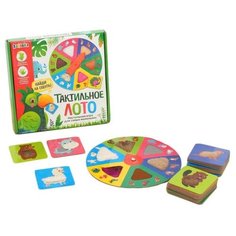 Настольная игра IQ-ZABIAKA Тактильное лото. Животные