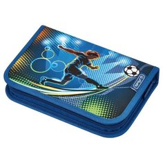 Herlitz Пенал Soccer (50008391) синий