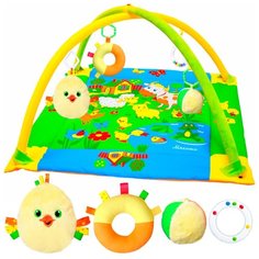 Развивающий коврик Мякиши Лужайка с цыпленком (195)