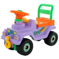 Каталка-толокар Molto Джип 4x4 (62789 / 62796 / 62802) со звуковыми эффектами сиреневый