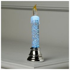 Фигурка Luazon Lighting Свеча на ветру 17 см серебристый