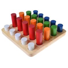 Сортер RNToys Цилиндры-втыкалки (5 рядов)