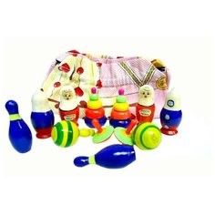 Развивающая игрушка RNToys Расписные игрушки разноцветный