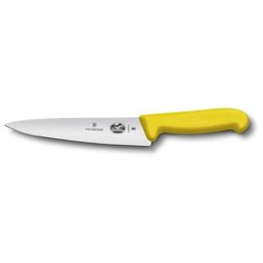 VICTORINOX Нож поварской Fibrox 25 см желтый