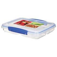 Sistema Контейнер трехсекционный Klip IT Rectangular 1560 синий