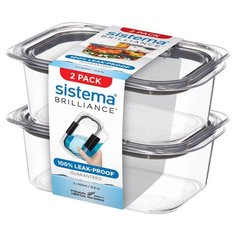 Sistema Набор контейнеров Brilliance 55112 прозрачный/черный