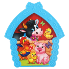Развивающая игрушка Zabiaka В гостях на ферме голубой