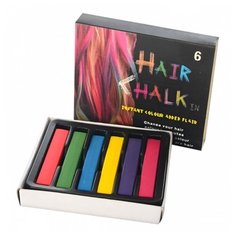 Мелки Hair Chalk для волос (6 шт)