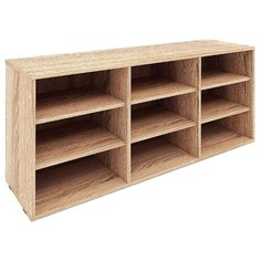 Обувница Мастер Лана-3П (ПОЛ-3П) , размер (ШхГ): 126х35.2 см , цвет: дуб сонома