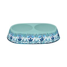 Миска TarHong Gibraltar Double Pet Bowl 950 мл бирюзовый
