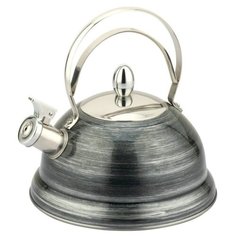 Pomi dOro Чайник со свистком Napoli P-650194, серый