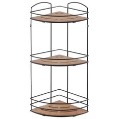 Этажерка настенная Tekno-tel BK075 коричневый/черный