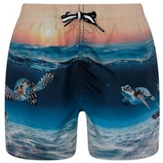 Шорты для плавания Molo размер 110-116, sea turtle sunset