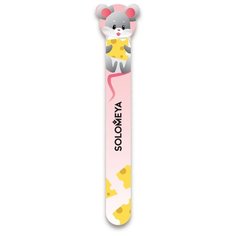 Solomeya Пилка "Mouse for good luck", 180/220 грит розовый