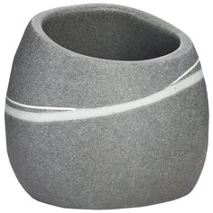 Стакан для зубных щеток RIDDER Little rock серый