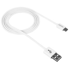 Кабель Canyon USB - microUSB (CNE-USBM1) 1 м белый