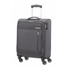 Чемодан American Tourister Heat Wave 38 л, Charcoal Gray